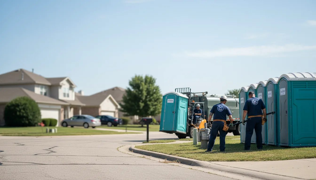 Porta Potty Rental in Columbus, KS near me